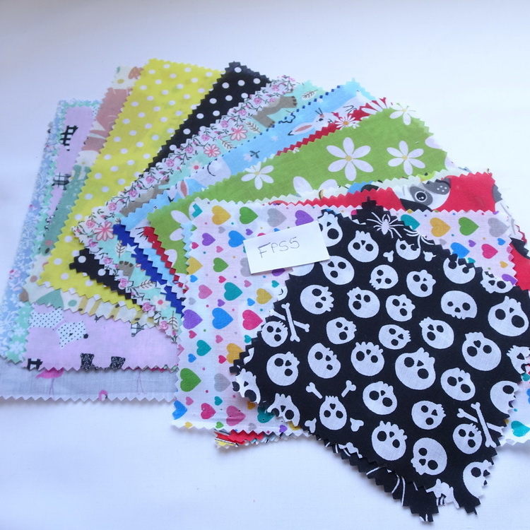Polyester Cotton - 2 Assorted Fabric Packs - Approx 40 Pieces