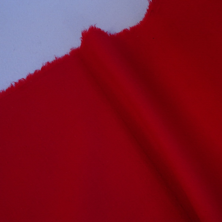 100% Cotton Winceyette Remnant - Red - 110cm/44