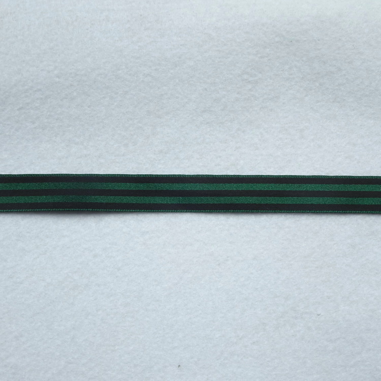 Berisfords Polyester Satin Ribbon- Stripe- 15mm Wide