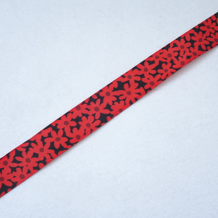Swiss Taffeta Wired Ribbon - Floral - 25mm Wide
