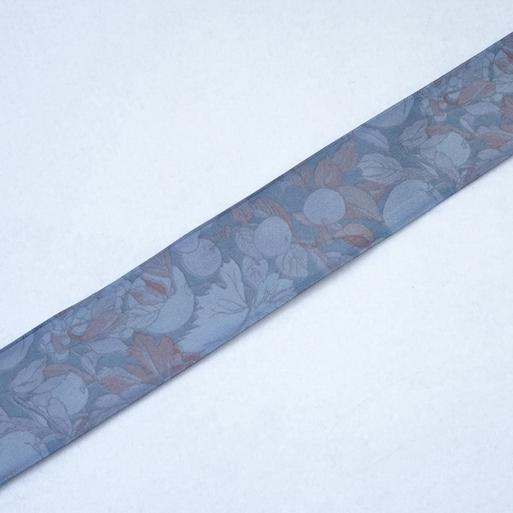 Swiss Taffeta Wired Ribbon - Floral - 40mm Wide