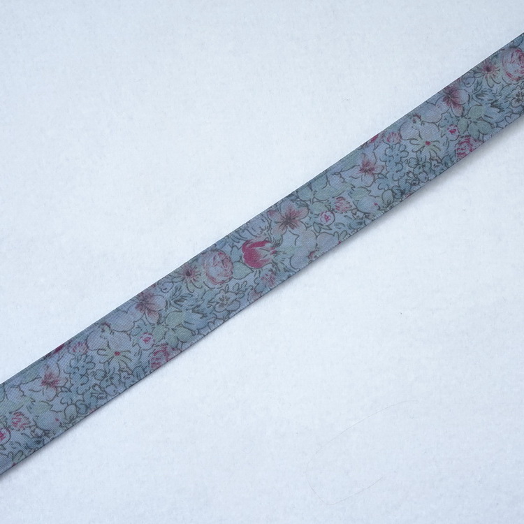 Swiss Taffeta Wired Ribbon - Floral - 25mm / 40mm Wide