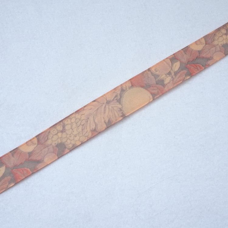 Swiss Taffeta Wired Ribbon - Floral - 25mm/40mm