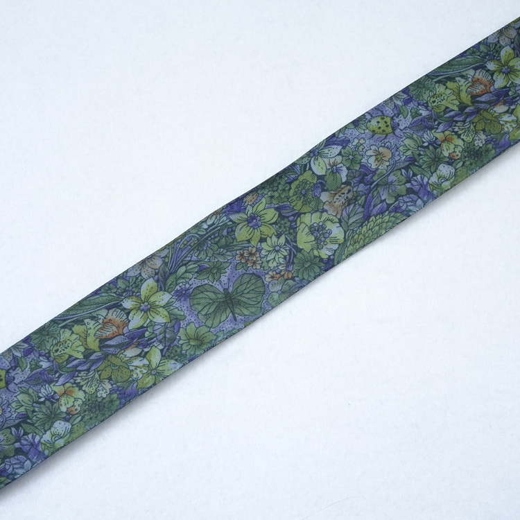 Swiss Taffeta Wired Ribbon - Floral & Butterflies - 40mm Wide