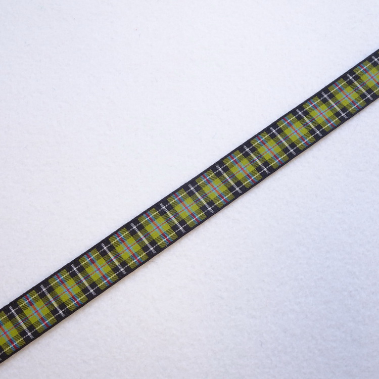 100% Woven Polyester Ribbon- Cornish Tartan- 16mm/38mm Widths Available