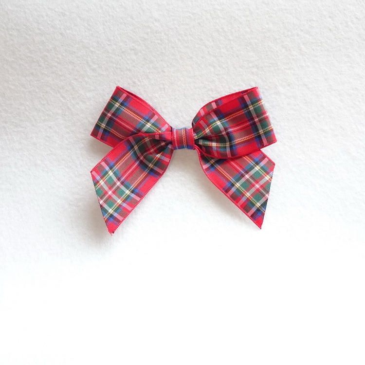 25mm Tartan Bows- Royal Stewart- 10 Per Pack