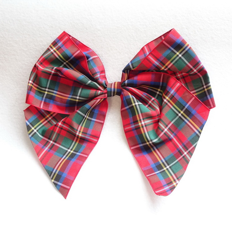 75mm Tartan Bows- Royal Stewart- Extra Large- 2 Per Pack