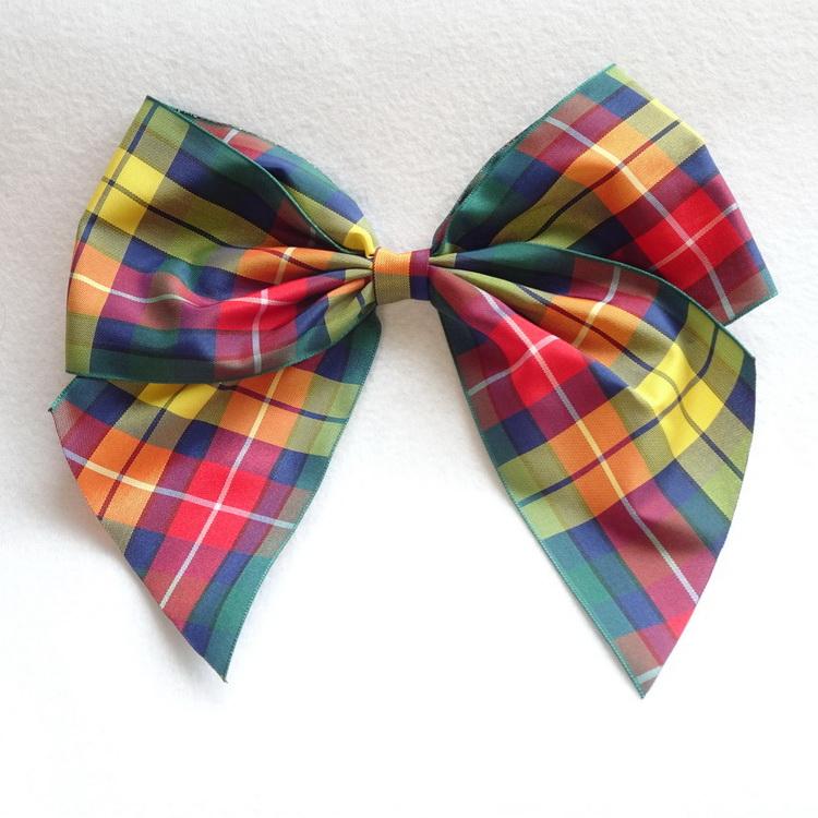 75mm Tartan Bows- Buchanan- Extra Large- 2 Per Pack