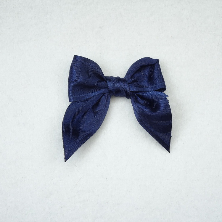 Berisfords Navy Satin Bows - 50mm Across - 10 Per Pack
