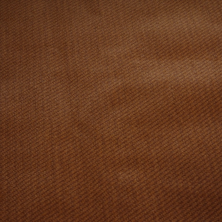 Rust Brown Textured Velvet - 137cm/54