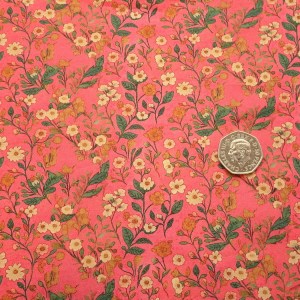 green floral cotton