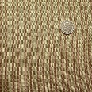 beige cotton stripe