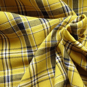 mustard tartan check
