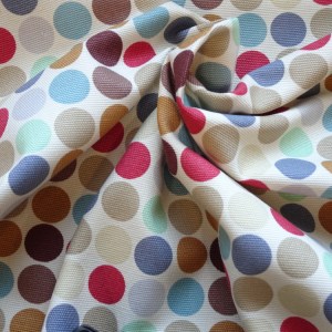 multi coloured spot duck canvas