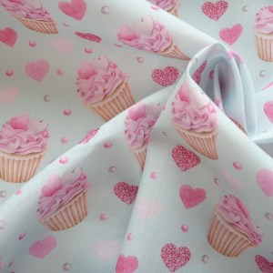cup cake fabric