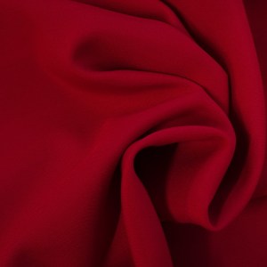 red polyester fabric