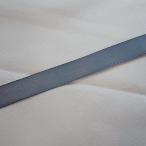 slate grey wired ribbon