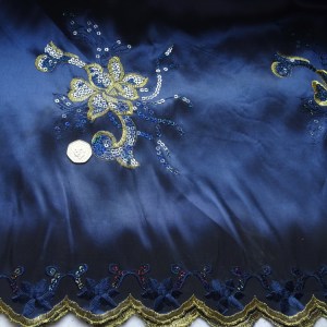 turquoise sequin tulle