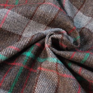 100% wool check