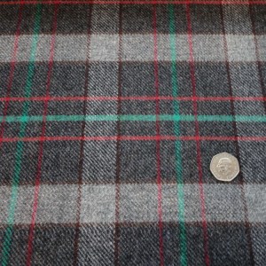 100% wool check