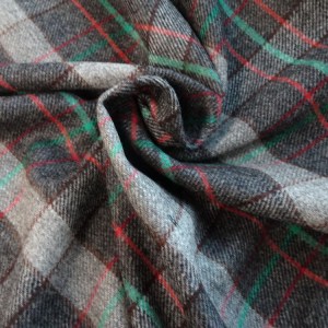 100% wool check